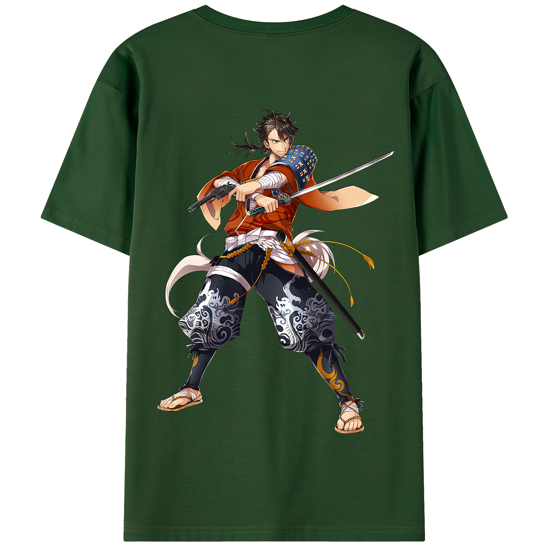 （画像用） 刀剣乱舞 Touken Ranbu 綿100％半袖Tシャツ（背面プリント）